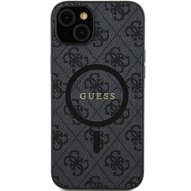 Оригинален гръб GUESS за SAMSUNG S24 compatible with MagSafe GUHCS24SGF4GGR (4G Ring classic logo) черен