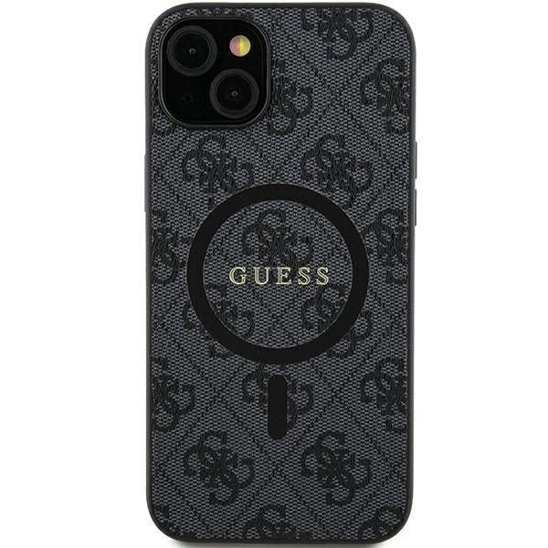 Оригинален гръб GUESS за SAMSUNG S24 Plus compatible with MagSafe GUHMS24MG4GFRK (4G Ring classic logo) черен