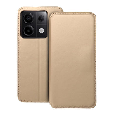 Калъф тип книга DUAL POCKET за XIAOMI Redmi Note 13 Pro 5G златист