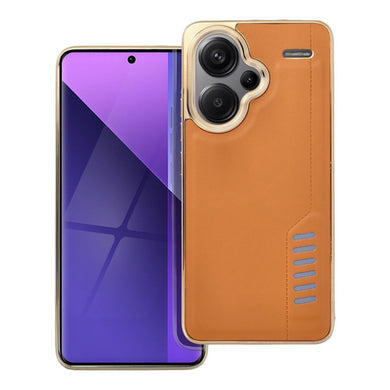 Гръб MILANO за XIAOMI Redmi Note 13 Pro Plus 5G кафяв