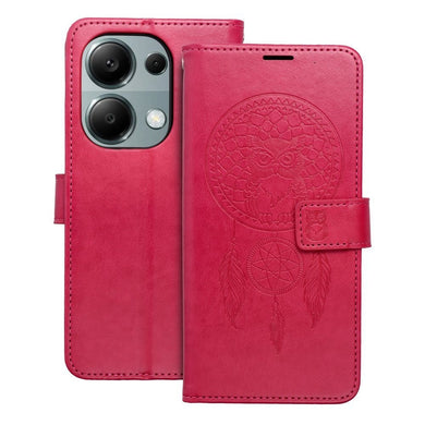 Калъф тип книга MEZZO за XIAOMI Redmi Note 13 Pro 4G / POCO M6 Pro 4G dreamcatcher магента