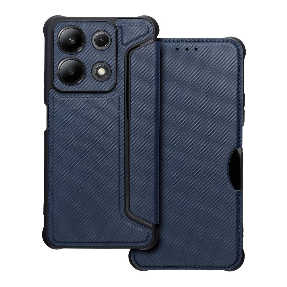 Калъф тип книга RAZOR за XIAOMI Redmi Note 13 4G син