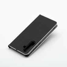 Заредете изображение във визуализатора на галерията – Калъф тип книга LUNA Carbon XIAOMI Redmi Note 13 Pro 5G черен
