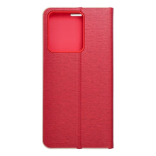 Заредете изображение във визуализатора на галерията – Калъф тип книга LUNA Gold XIAOMI Redmi NOTE 13 4G червен
