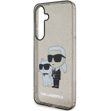 Заредете изображение във визуализатора на галерията – Оригинален гръб KARL LAGERFELD за SAMSUNG S24 KLHCS24SHNKCTGK (IML GLIT NFT K&amp;C) черен
