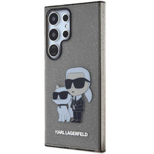 Заредете изображение във визуализатора на галерията – Оригинален гръб KARL LAGERFELD за SAMSUNG S24 Ultra KLHCS24LHNKCTGK (IML GLIT NFT K&amp;C) черен
