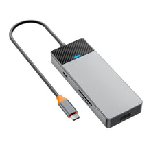 Заредете изображение във визуализатора на галерията – WiWU - HUB A721HD USB3.1x2+PD(100W)+USB-C(3.1)+ SD/TF(3.0)+HDMI (4K60HZ)
