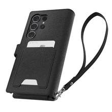 Заредете изображение във визуализатора на галерията – SPIGEN WALLET S Plus книга за SAMSUNG S24 Ultra черна
