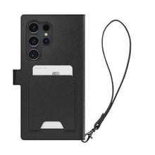 Заредете изображение във визуализатора на галерията – SPIGEN WALLET S Plus книга за SAMSUNG S24 Ultra черна
