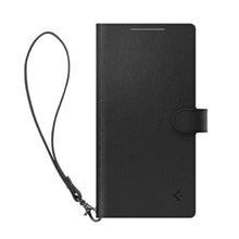 Заредете изображение във визуализатора на галерията – SPIGEN WALLET S Plus книга за SAMSUNG S24 Ultra черна

