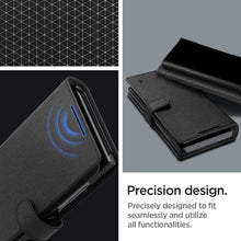 Заредете изображение във визуализатора на галерията – SPIGEN WALLET S Plus книга за SAMSUNG S24 Ultra черна
