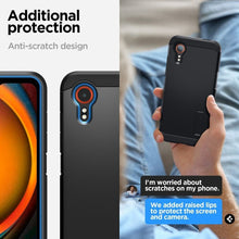 Заредете изображение във визуализатора на галерията – Оригинален гръб SPIGEN TOUGH ARMOR for SAMSUNG Xcover 7 черен
