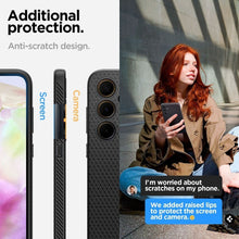 Заредете изображение във визуализатора на галерията – SPIGEN LIQUID AIR калъф за SAMSUNG A35 5G matte черен

