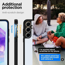 Заредете изображение във визуализатора на галерията – SPIGEN ULTRA HYBRID калъф за SAMSUNG A55 5G matte черен
