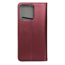 Заредете изображение във визуализатора на галерията – Калъф тип книга SMART MAGNETO за REALME NOTE 50 бордо
