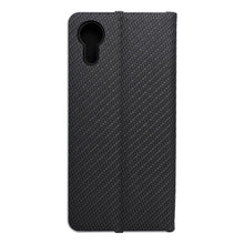 Заредете изображение във визуализатора на галерията – Калъф тип книга LUNA Carbon SAMSUNG Xcover 7 черен
