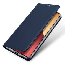 Заредете изображение във визуализатора на галерията – Калъф тип книга DUX DUCIS SKIN PRO за REDMI NOTE 13 Pro 4G син

