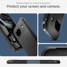 Заредете изображение във визуализатора на галерията – SPIGEN RUGGED ARMOR калъф за GOOGLE Pixel 8A matte черен
