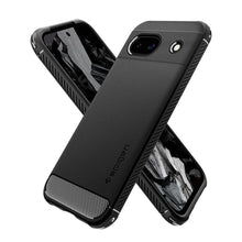 Заредете изображение във визуализатора на галерията – SPIGEN RUGGED ARMOR калъф за GOOGLE Pixel 8A matte черен
