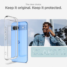 Заредете изображение във визуализатора на галерията – SPIGEN ULTRA HYBRID калъф за GOOGLE Pixel 8A crystal clear
