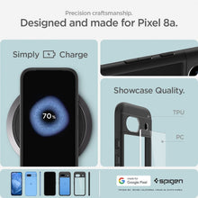 Заредете изображение във визуализатора на галерията – SPIGEN ULTRA HYBRID калъф за GOOGLE Pixel 8A matte черен
