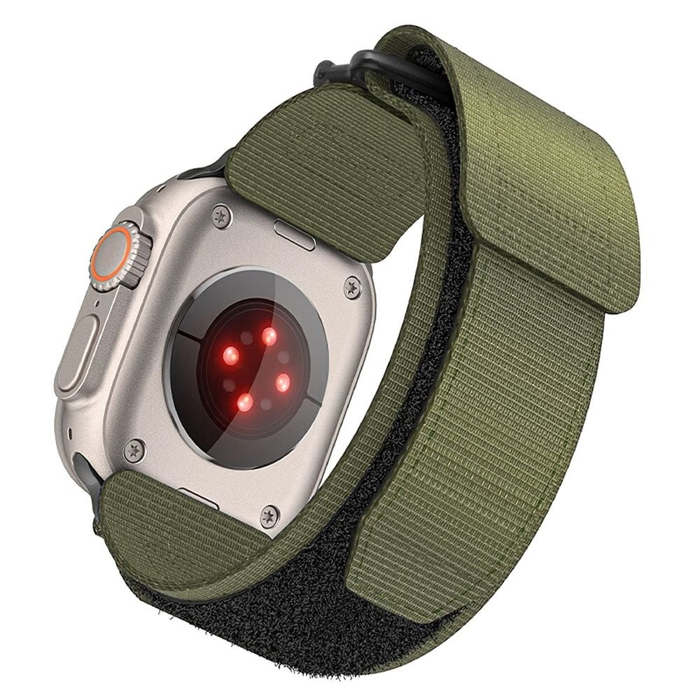 FORCELL F-DESIGN FA05 найлонова каишка за APPLE Watch 42 / 44 / 45 / 49 мм зелена