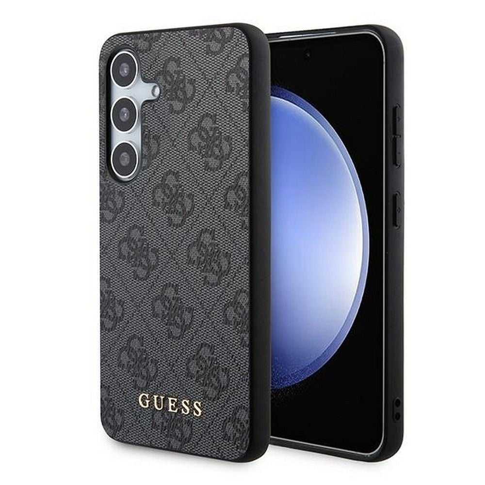 Оригинален гръб GUESS за SAMSUNG A55 GUOHCSA55G4GFGR (PU 4G Classic Metal Logo) черен