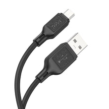 Заредете изображение във визуализатора на галерията – HOCO кабел USB A към Micro USB 2,4A X90 1м бял
