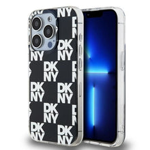 Заредете изображение във визуализатора на галерията – DKNY калъф за IPHONE 15 Pro DKHCP15LHDLCEK (DKNY HC PC TPU Кариран модел) черен
