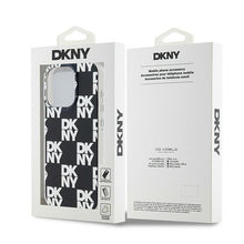Заредете изображение във визуализатора на галерията – DKNY калъф за IPHONE 15 Pro DKHCP15LHDLCEK (DKNY HC PC TPU Кариран модел) черен
