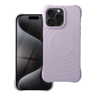 Гръб Silicone Zephyr Mag Cover съвместим с MagSafe за IPHONE 15 PRO MAX lilac