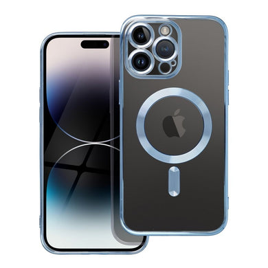 Гръб ELECTRO MAG COVER съвместим с MagSafe за IPHONE 16 Pro Max син титанов