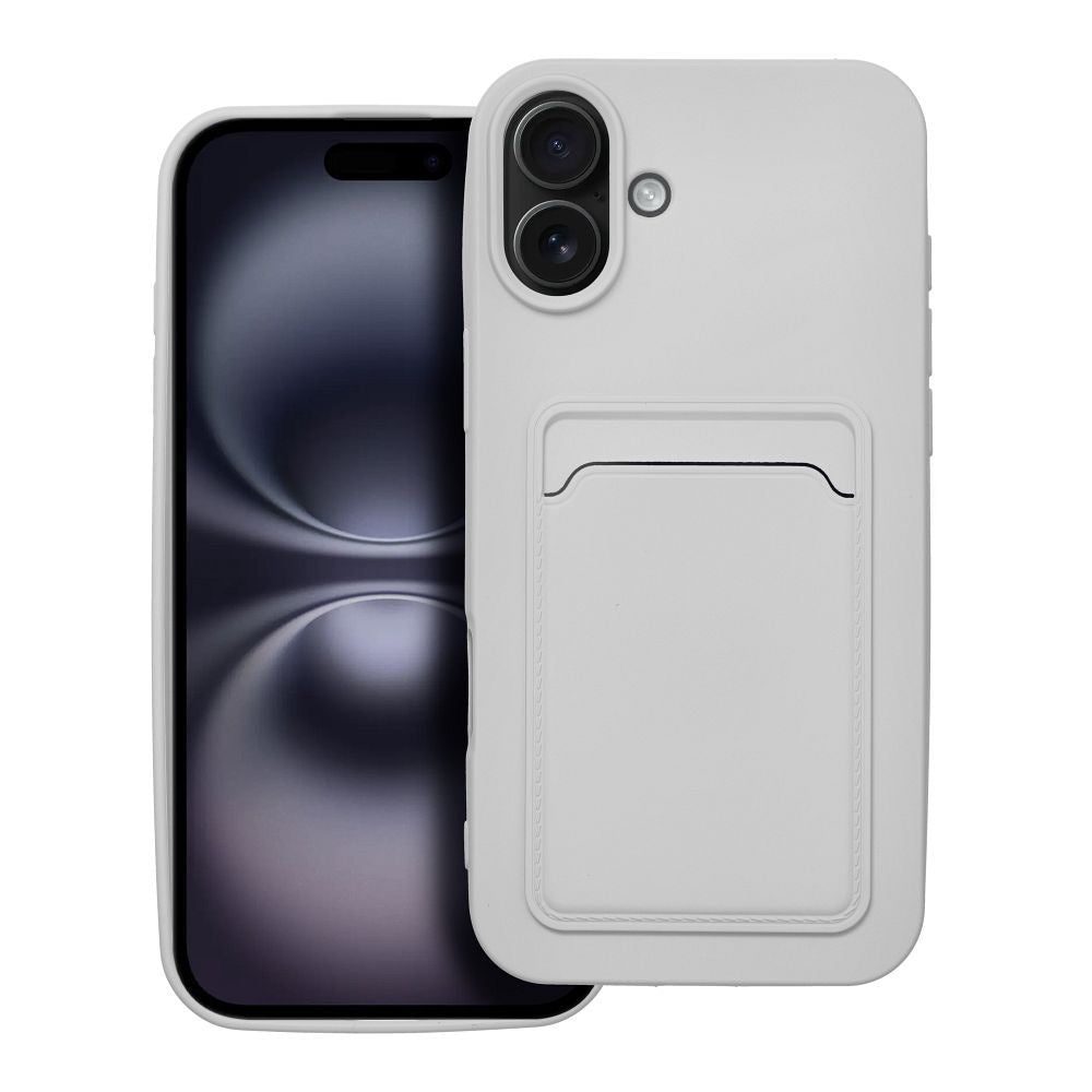 Гръб CARD за IPHONE 16 Plus бял