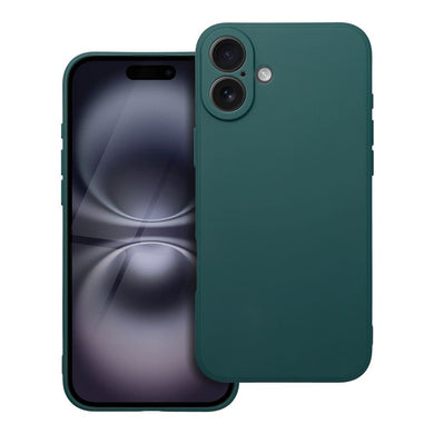 Гръб MATT за IPHONE 16 Plus dark зелен