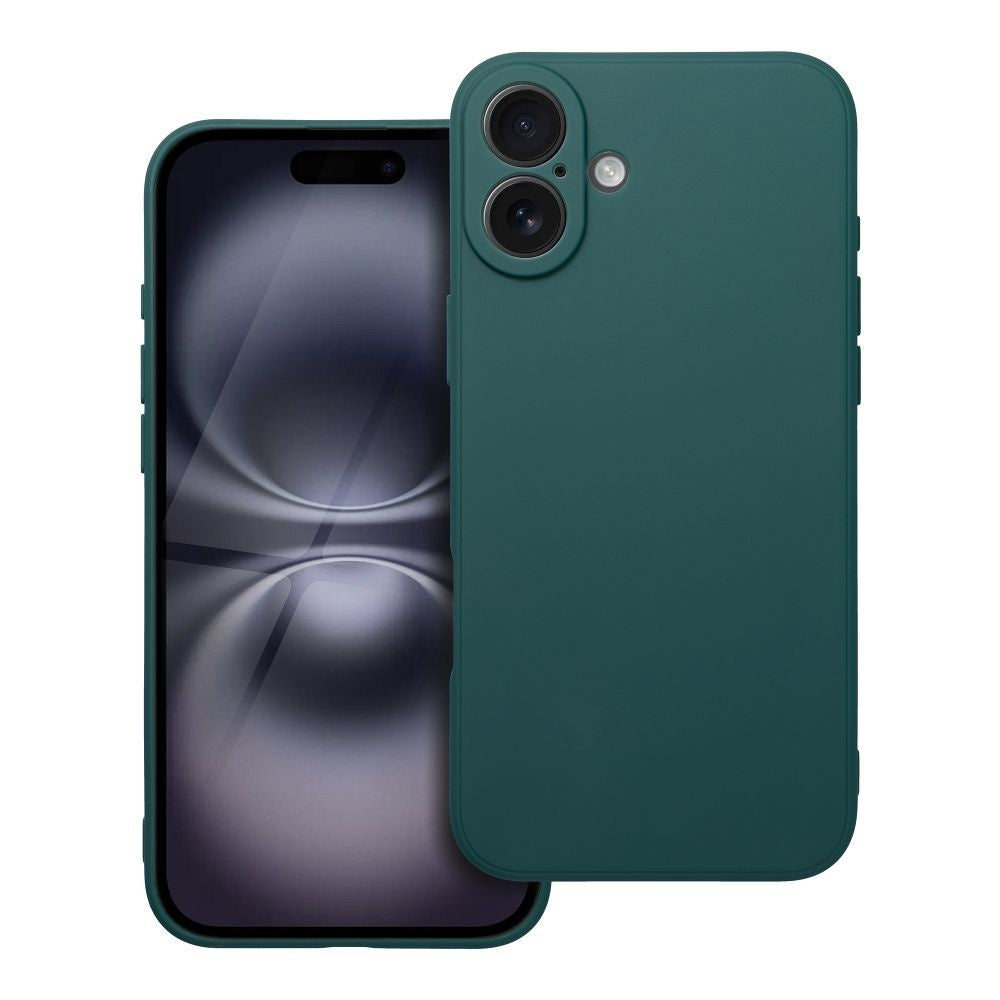 Гръб MATT за IPHONE 16 Plus dark зелен