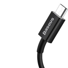 Заредете изображение във визуализатора на галерията – BASEUS кабел USB A към Micro USB 2A Superior CAMYS-A01 2 м черен
