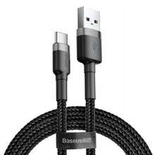 Заредете изображение във визуализатора на галерията – BASEUS кабел USB A към Type C с цифров дисплей 66W 6932172600563 1 м черен

