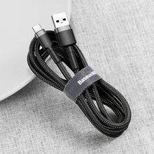 Заредете изображение във визуализатора на галерията – BASEUS кабел USB A към Type C с цифров дисплей 66W 6932172600563 1 м черен
