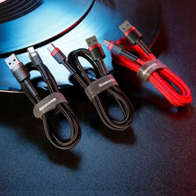 Заредете изображение във визуализатора на галерията – BASEUS кабел USB A към Type C с цифров дисплей 66W 6932172600563 1 м черен
