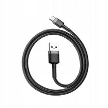 Заредете изображение във визуализатора на галерията – BASEUS кабел USB A към Type C с цифров дисплей 66W 6932172600563 1 м черен
