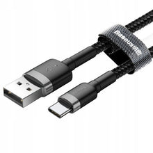 Заредете изображение във визуализатора на галерията – BASEUS кабел USB A към Type C с цифров дисплей 66W 6932172600563 1 м черен
