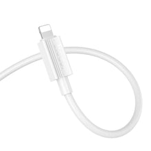 Заредете изображение във визуализатора на галерията – Кабел Hoco USB A to Lightning 2,4A X107 1 m бял
