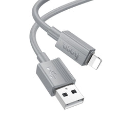Кабел Hoco USB A to Lightning 2,4A X107 1 m сив