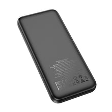 Заредете изображение във визуализатора на галерията – HOCO powerbank 10 000 mAh 2A J111 black
