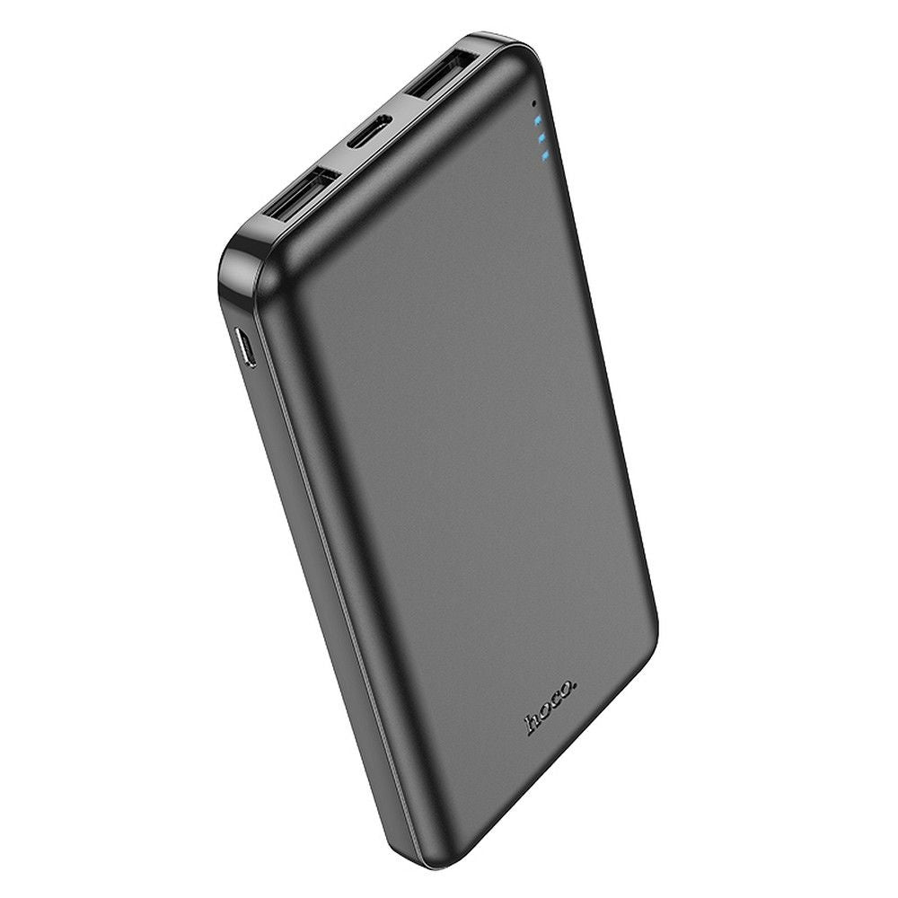 HOCO преносима батерия 10 000 mAh 2,1A J100 черна