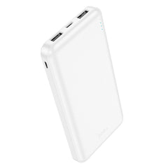 HOCO преносима батерия 10 000 mAh 2,1A J100 бяла