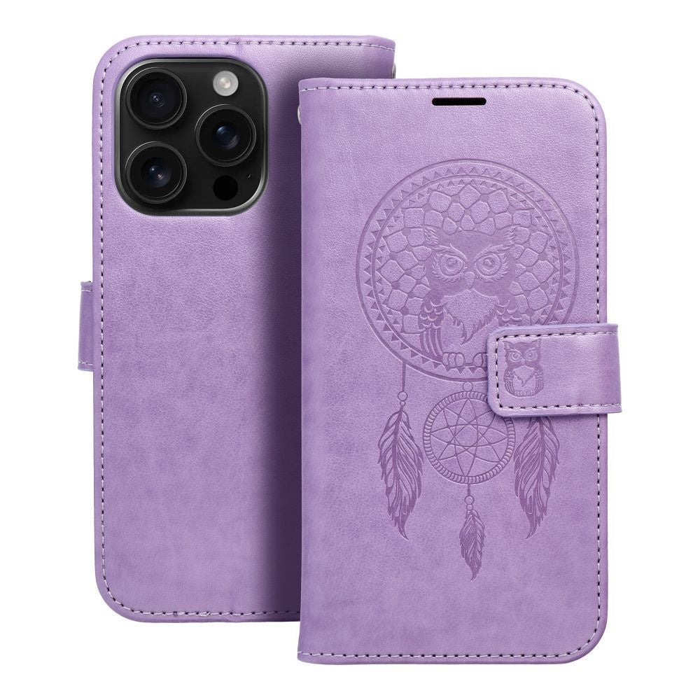 Калъф тип книга MEZZO за IPHONE 16 Pro dreamcatcher лилав