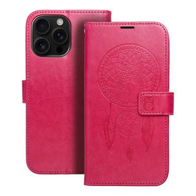 Калъф тип книга MEZZO за IPHONE 16 Pro Max dreamcatcher магента