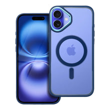 Заредете изображение във визуализатора на галерията – Гръб COLOR EDGE MAG COVER съвместим с MagSafe за IPHONE 16 Plus тъмно син син
