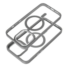 Заредете изображение във визуализатора на галерията – Гръб COLOR EDGE MAG COVER съвместим с MagSafe за IPHONE 16 titatnium сив
